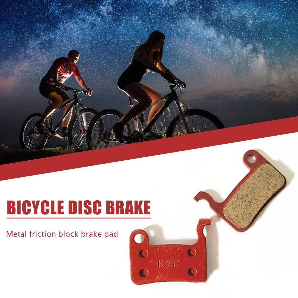 

2pcs Resin Disc Brake Pads Lightweight Bike Replacement Friction Block for Mountain MTB Road Bike Bicycle Accessories