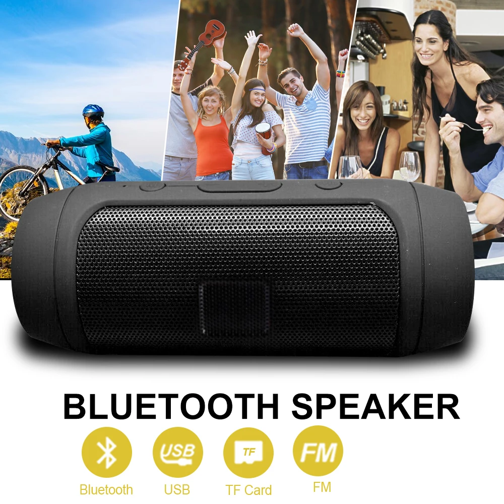Водонепроницаемы переносной динамик мини Bluetooth Музыка бас сабвуфер открытый