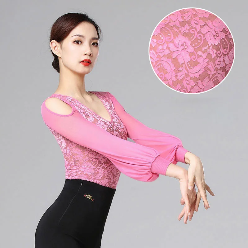 Женские топы для латиноамериканских танцев с длинным рукавом | Тематическая