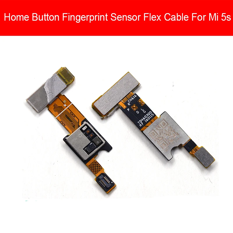 

FingerPrint Sensor Home Button Flex Cable For Xiaomi Mi 5s Mi5s Menu Return Key Touch ID Sensor Flex Ribbon Replacement Parts