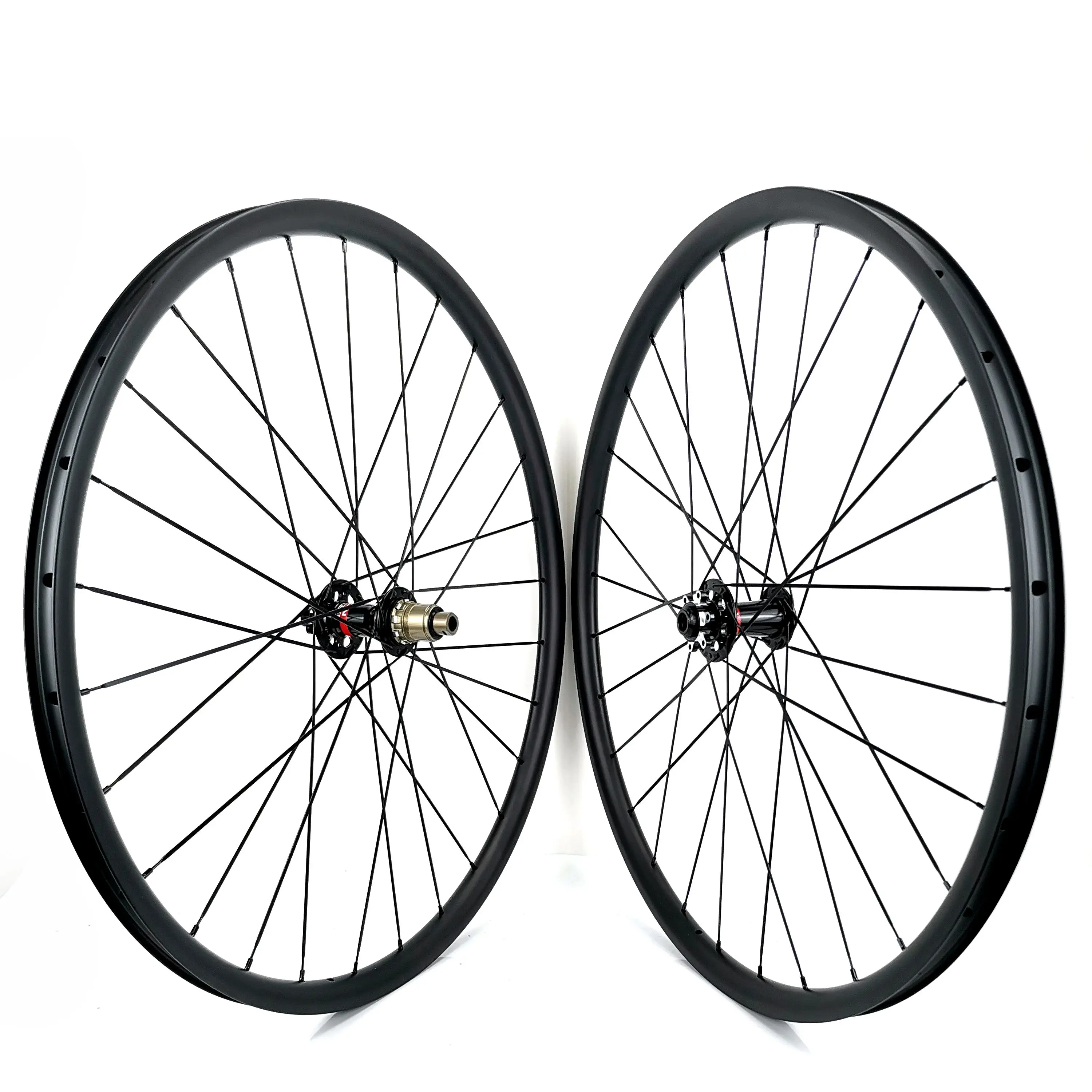 Углеродные колеса MTB 29er горный велосипед wheelset 27 мм ширина 25 Глубина бескамерные XC