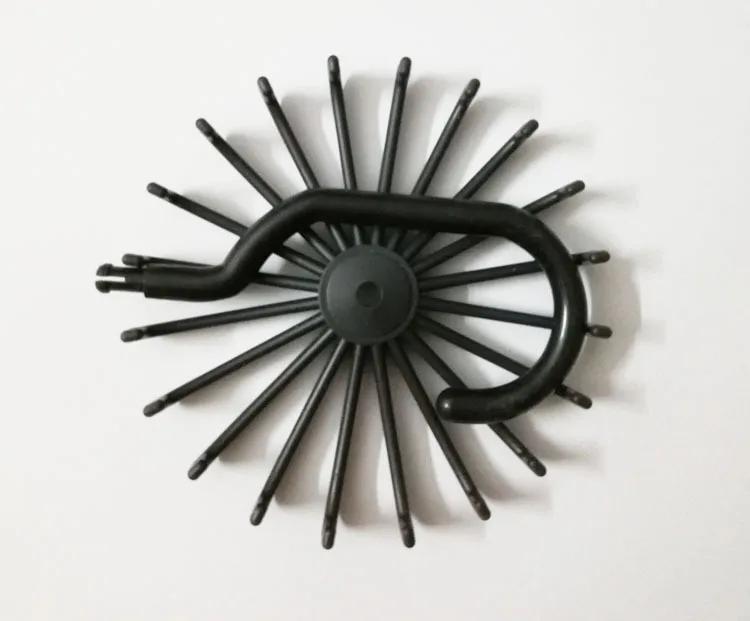 Пластиковая Многофункциональная вешалка для галстуков с 20 когтями вращающаяся