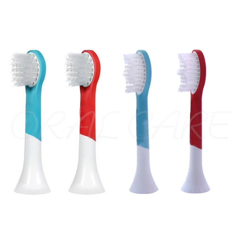 

4Pcs Oral Hygiene Clean Sonic Replacement Electric Toothbrush Brush Heads For Children HX6044/HX6034/HX6032/HX6042/HX6311/HX6330