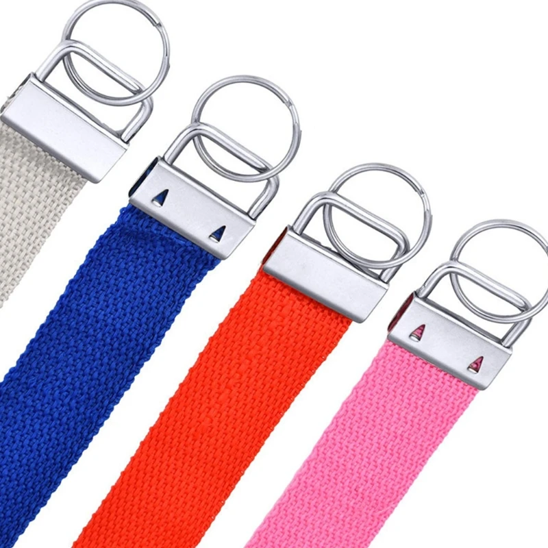 

36 Sets 1" 25mm 3 Colors Key Fob Hardware with Keychain Pliers Tools with Jaw Attach Rubber Tips for Wristlet M24 21 Dropship