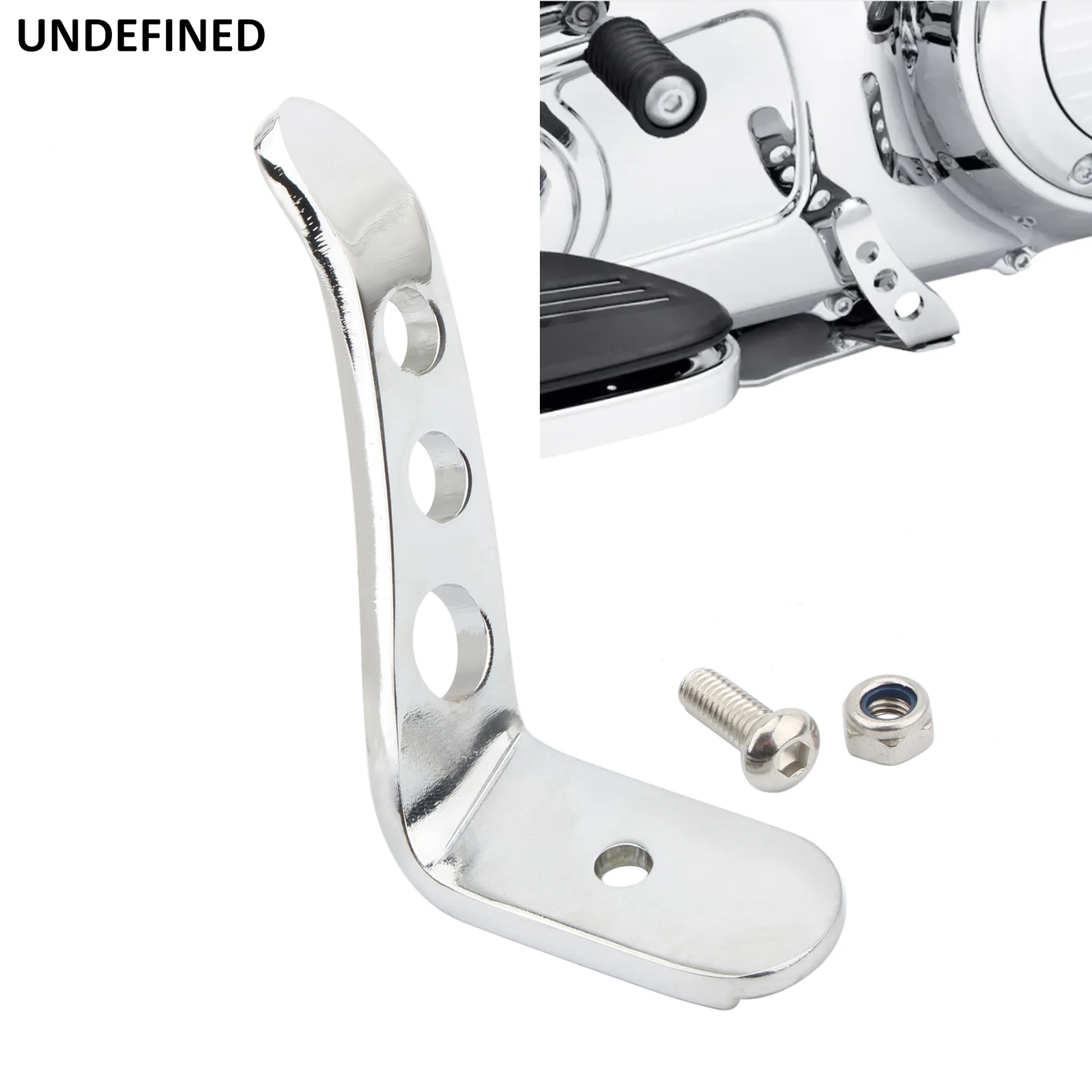 

Stand Extension Kit Motorcyle Chrome Kickstands Foot Pedal Support For Harley Touring Road King CVO Electra Glide FLHR 1991-2021