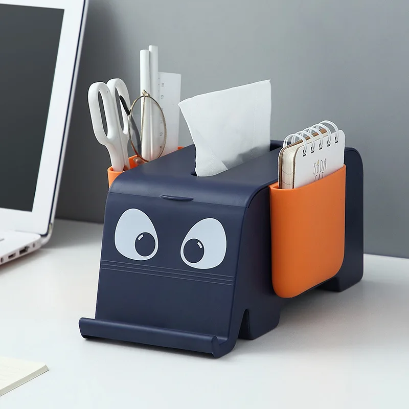 

Elephant Shape Tissue Box Pumping Box Home Living Room Dining Room Coffee Table Multifunctional Creative Cute Remote Control