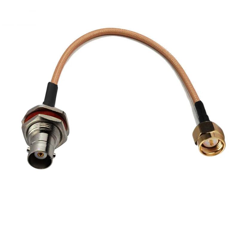 5 шт. SMA штекер к гнезду BNC уплотнительное кольцо RF разъем RG142 коаксиальный кабель
