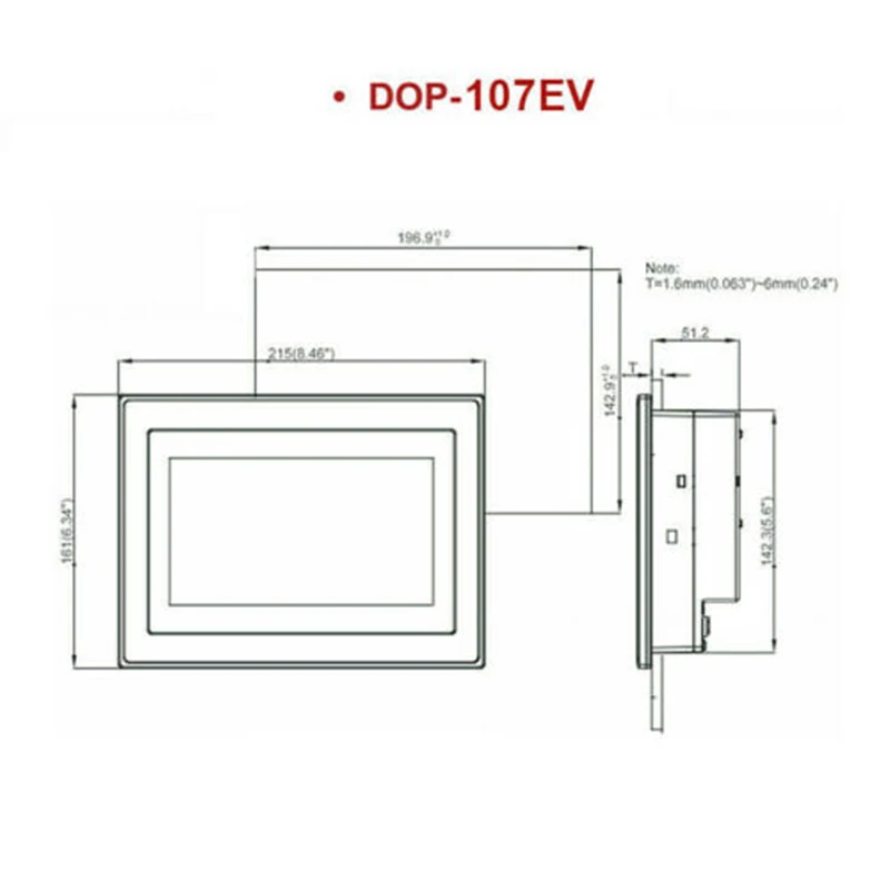 Бесплатная доставка Delta HMI DOP-107EV 7-дюймовый сенсорный экран для замены
