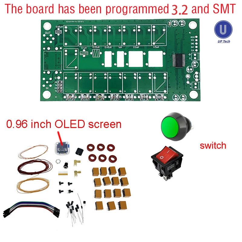 ATU 100 ATU100 1 8 50 МГц DIY Наборы atu100mini автоматический тюнер антенны от N7DDC 7x7 прошивкой