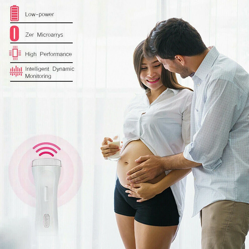 Карманный фетальный допплер Baby Sound C 2 МГц 3 8 с ЖК-экраном Датчик Сердцебиения