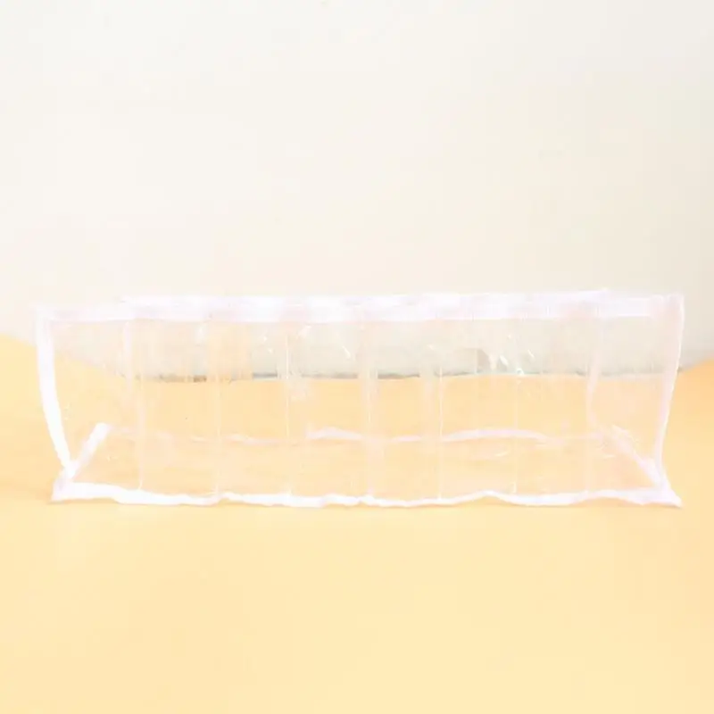 Складной ПВХ Прозрачный чехол для носков Бюстгальтер Галстуки отделка контейнер для одежды сумка для хранения нижнего белья разделительная Коробка органайзер для ящика