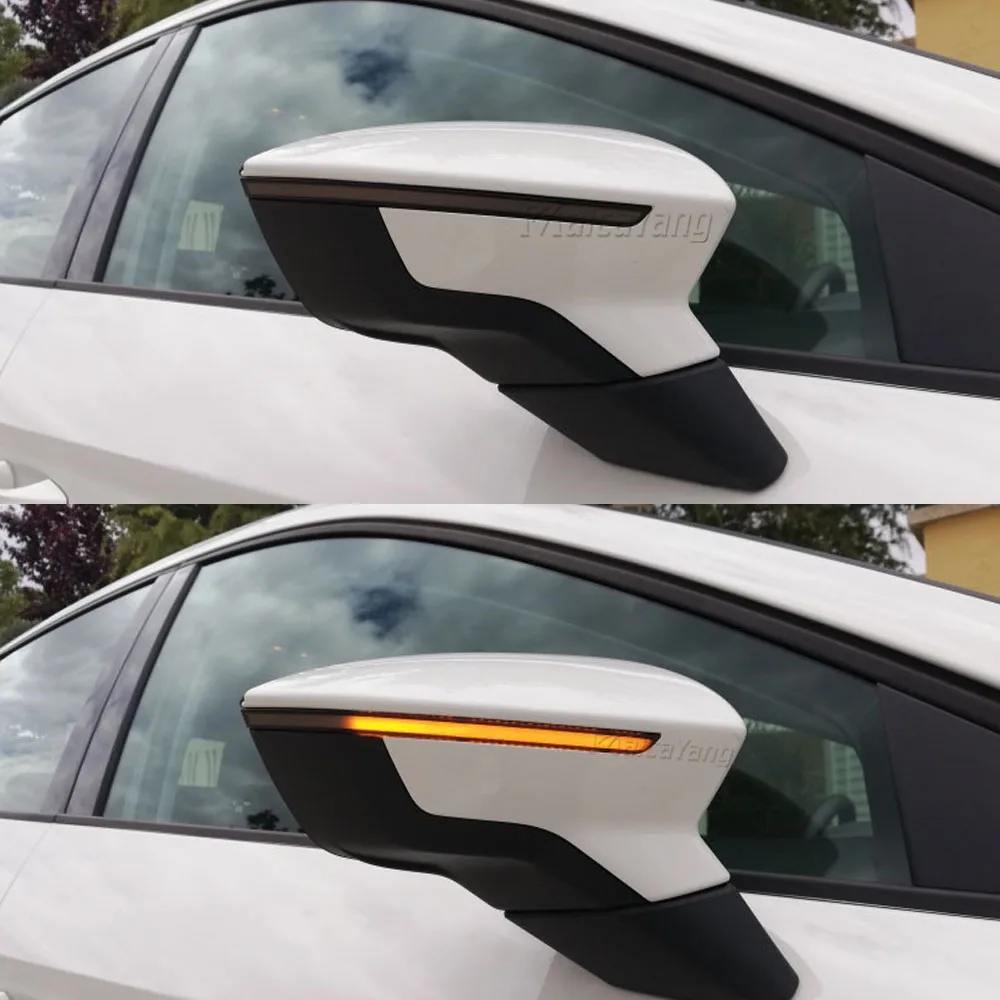 Из 2 предметов крыло прокрутки мигалка запуска дыхание светильник для Seat Leon III Mk3 5F