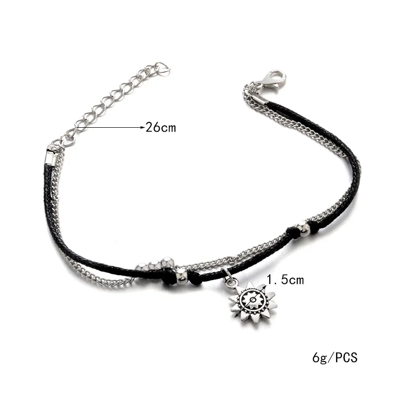 Европейский и американский стиль двухслойный Древний серебряный сплав