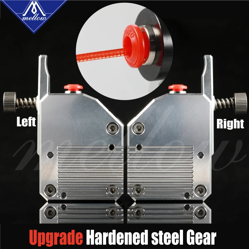 Мягкий Высокое качество двойной Шестерни NF все металлические Bmg экструдер Bowden Dual