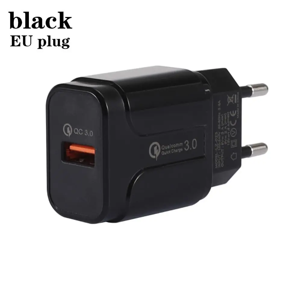Qi Беспроводной Зарядное устройство Подставка Quick Charge 2,0 Qi Беспроводная зарядка Зарядное устройство в качестве мобильного телефона Подставка Поддержка для samsung Galaxy S9/8/7/Vista IPhone X/8 - Цвет: QC3.0 EU