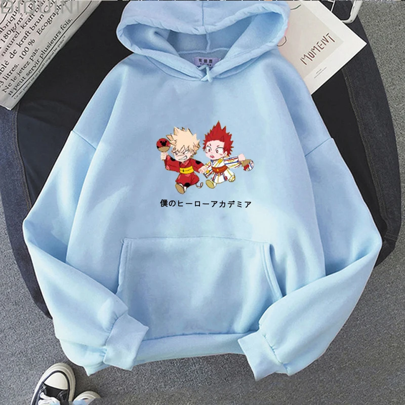 

Hot Anime Cartoon My Hero Academia Man Tracksuit Hoodies Sweatshirts Women Long Sleeve Pullovers Casual Fashion Ordinary Clothes