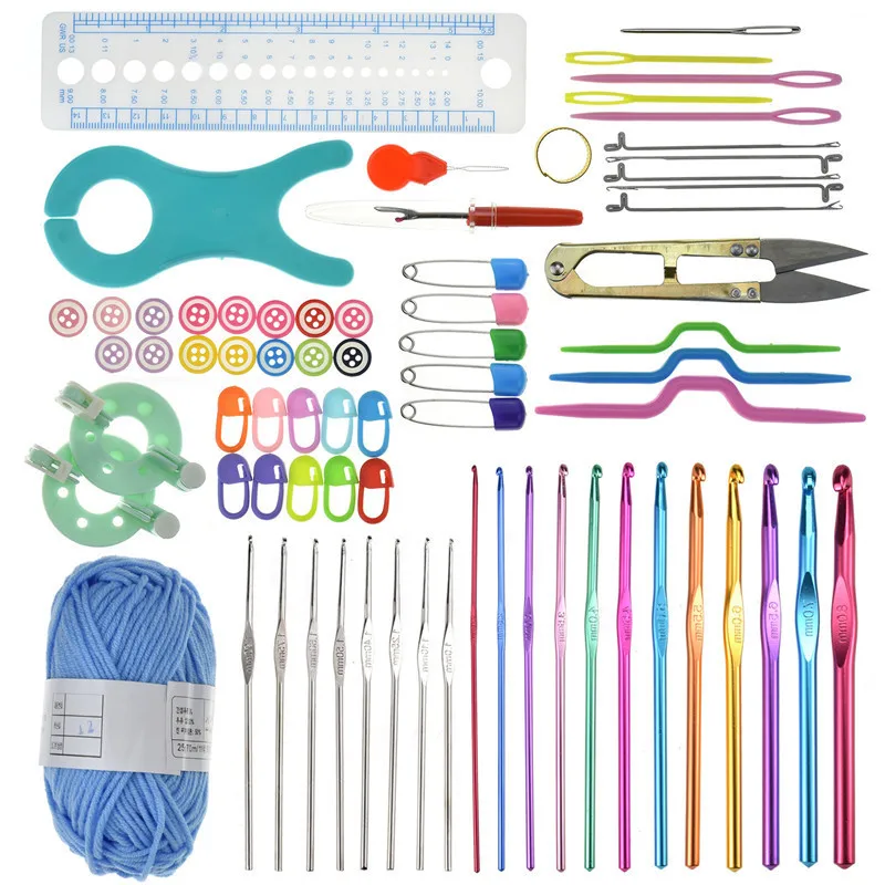 73 шт. набор крючков для вязания|Швейные иглы| |