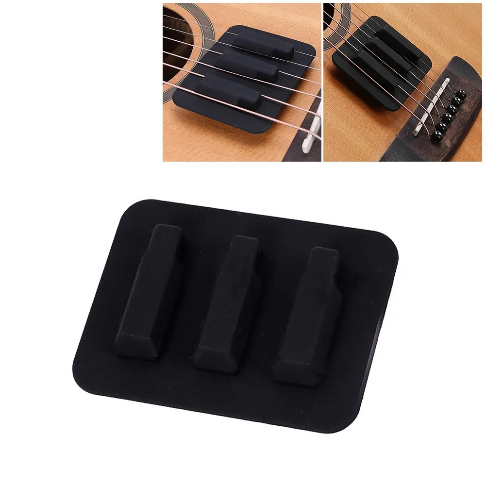 

Classical Acoustic Guitar Silencer Guitar Practice Mute Pad Musical Accessory High-quality Silica Gel Weaken The Sound Tool