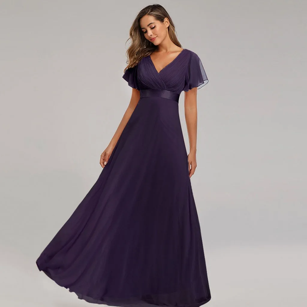 Женское винтажное длинное платье SAGACE Асимметричное Платье макси с принтом в