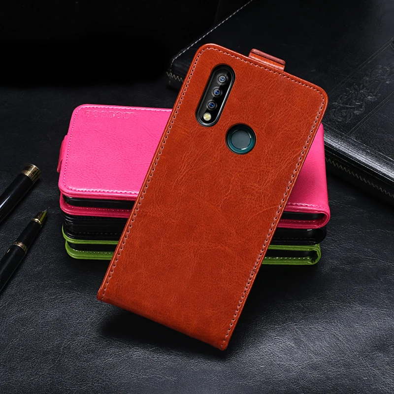 Чехол для Oukitel C17 Pro 6 35 дюйма роскошный Магнитный флип-чехол из искусственной кожи
