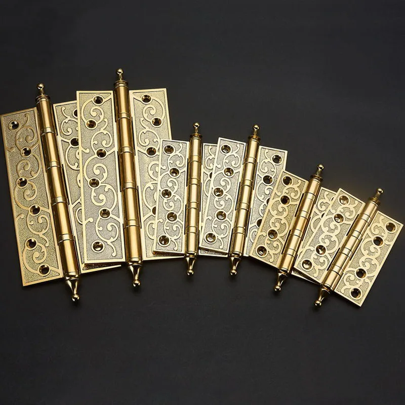 8-дюймовый латунный шарнир для домашней двери из твердой древесины универсальный