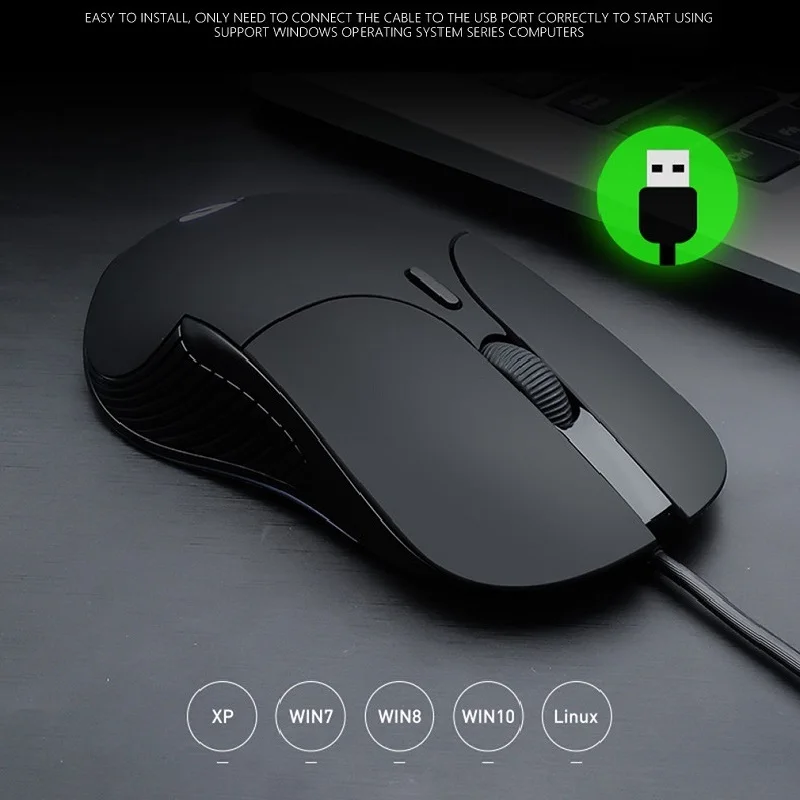 

Luminous Mouse DPI Adjustment 6-button Gaming Mouse Free shipping