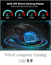 Беспроводной игровая мышь игровая оптическая 2,4 ГГц Беспроводной игровой мыши 7 Кнопка точек на дюйм 2000 Точек на дюйм мышь с приемником USB профессионального геймера для ПК, ноутбука, настольного компьютера