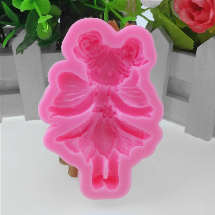 Сказочная силиконовая форма для мыла Грибная девочка украшения помадного торта