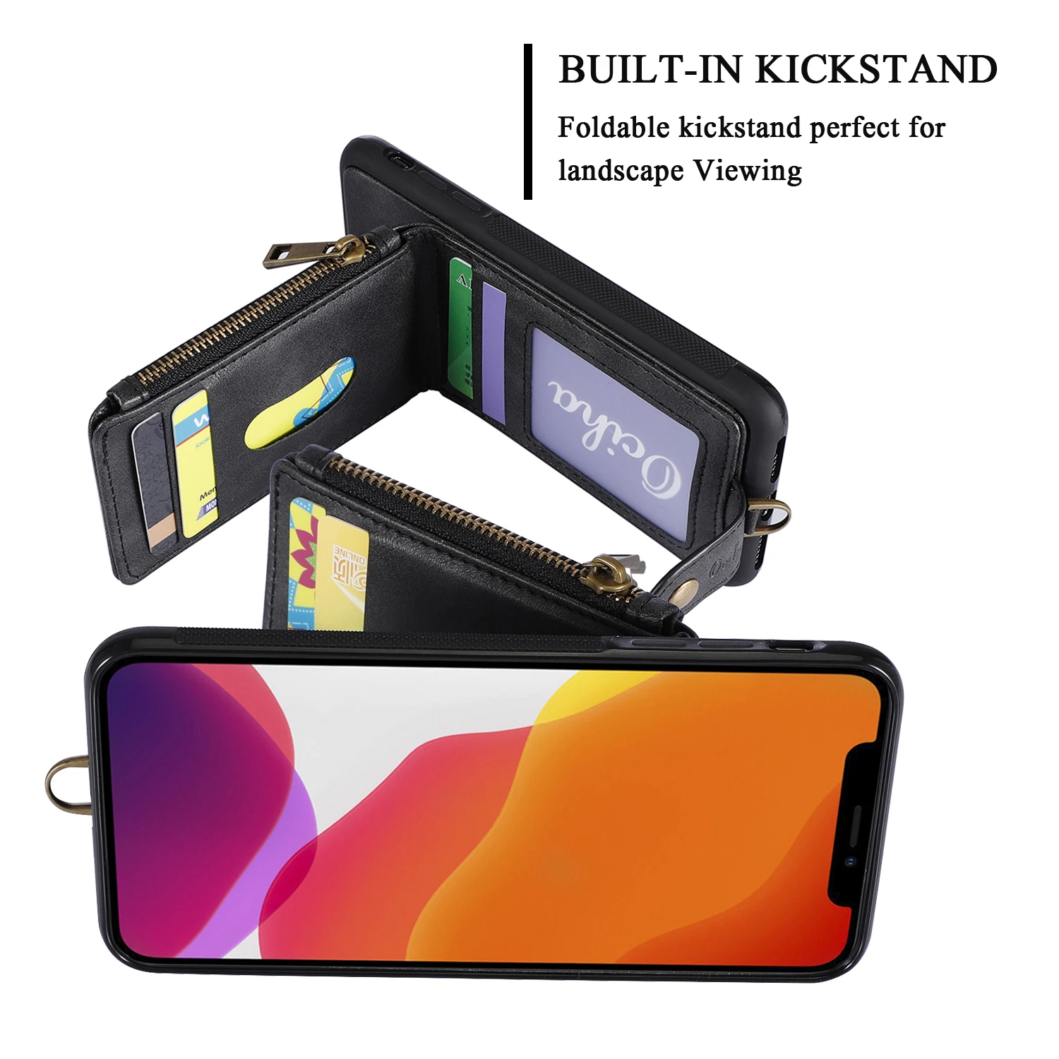 Подходит для Apple iPhone 11PRO XS MAX XR XS 7 8 PLUS бизнес PU воловья кожа Чехол 7plus карта задняя крышка роскошный защитный чехол
