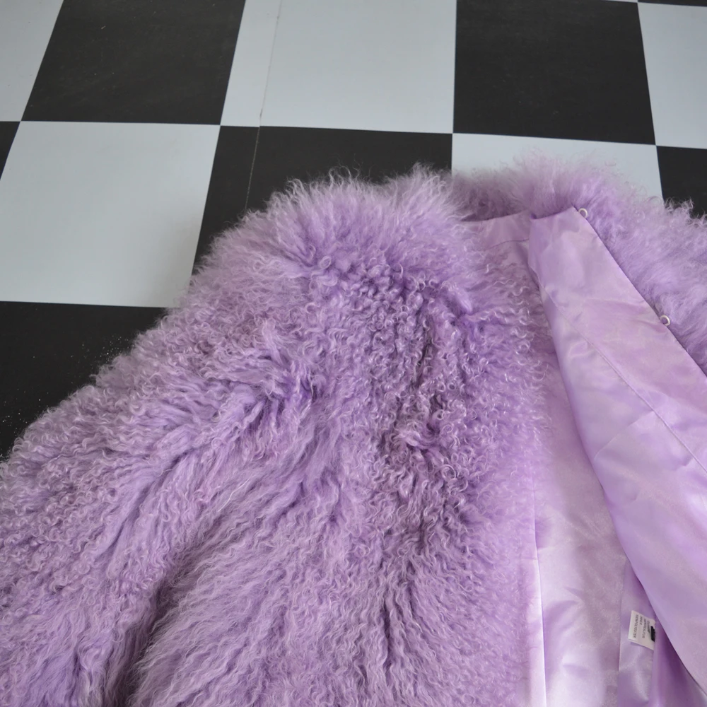 AU188 высокое качество Лидер продаж с завода пальто из монгольской овечьей шерсти