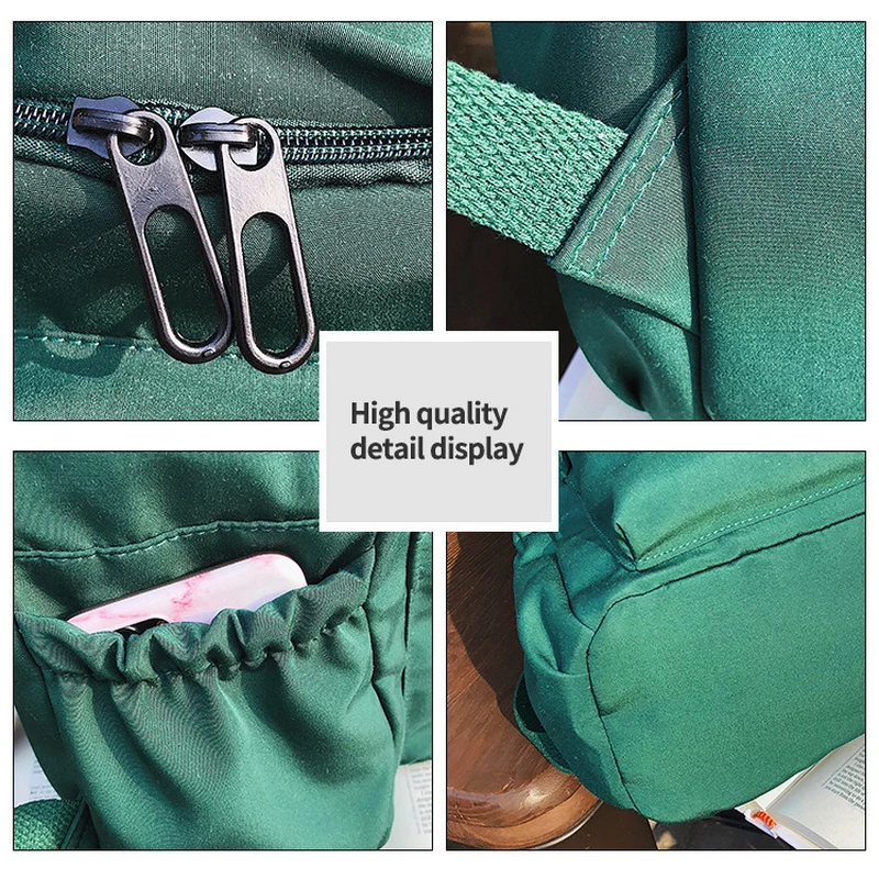 Школьный рюкзак в стиле преппи для девочек подростков Женский ранец из ткани