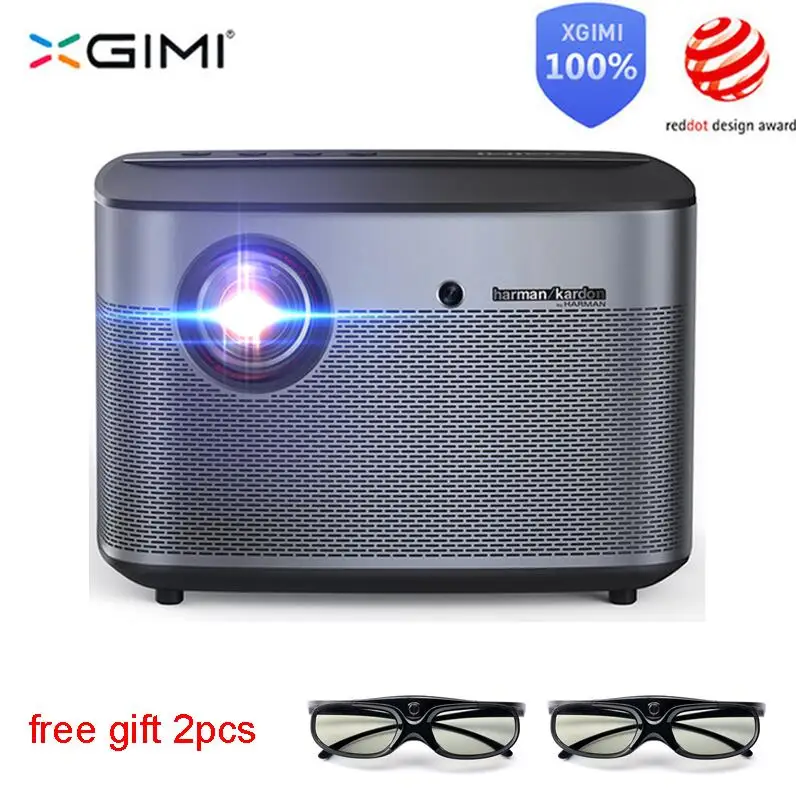 Цвет5 XGIMI H2 проектор Full HD DLP 1350ANSI люмен 1080p светодиодный 3D Видео Android Wifi Bluetooth Проектор для домашнего кинотеатра 4K проектор - Цвет: Цвет5