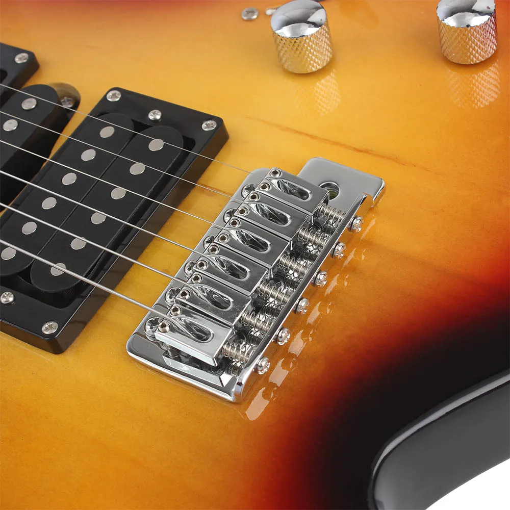24 Frets 6 Strings Electric Guitar Maple Body Guitarra With Bag Speaker Necessary Parts &amp Accessories |