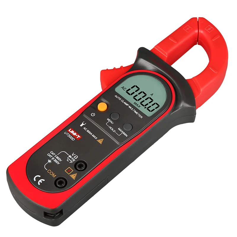 UNI-T UT210E мини Цифровые токоизмерительные клещи AC/DC Ток Напряжение Авто Диапазон емкость Бесконтактный мультиметр диод