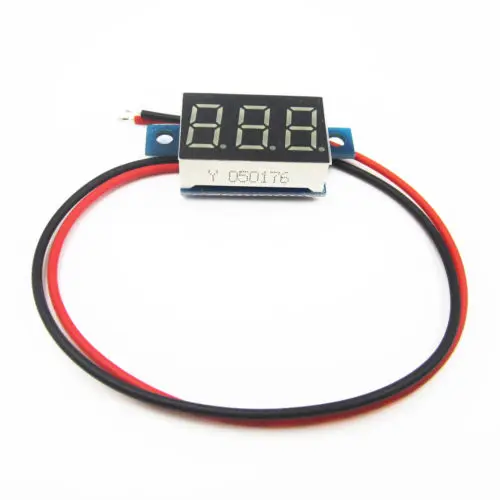 DC 3 в-30 в желтый светодиодный панельный мини-измеритель литиевой батареи Цифровой