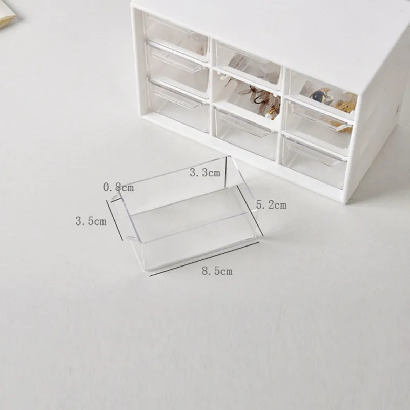 Бытовой ящик для хранения Настольный стеллаж ювелирных изделий
