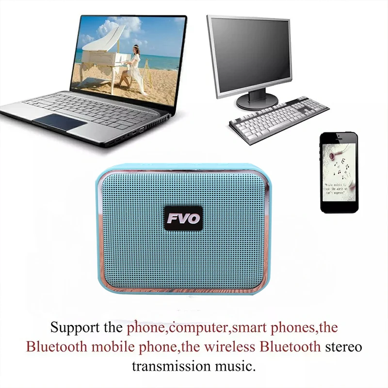 Портативный беспроводной Bluetooth динамик большой объем сабвуфер мобильный телефон