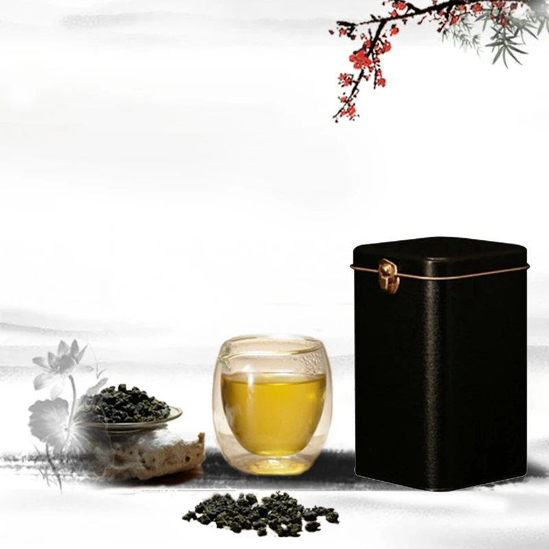 2x металлические чайные банки высокий замок класса жестяная коробка для кофе