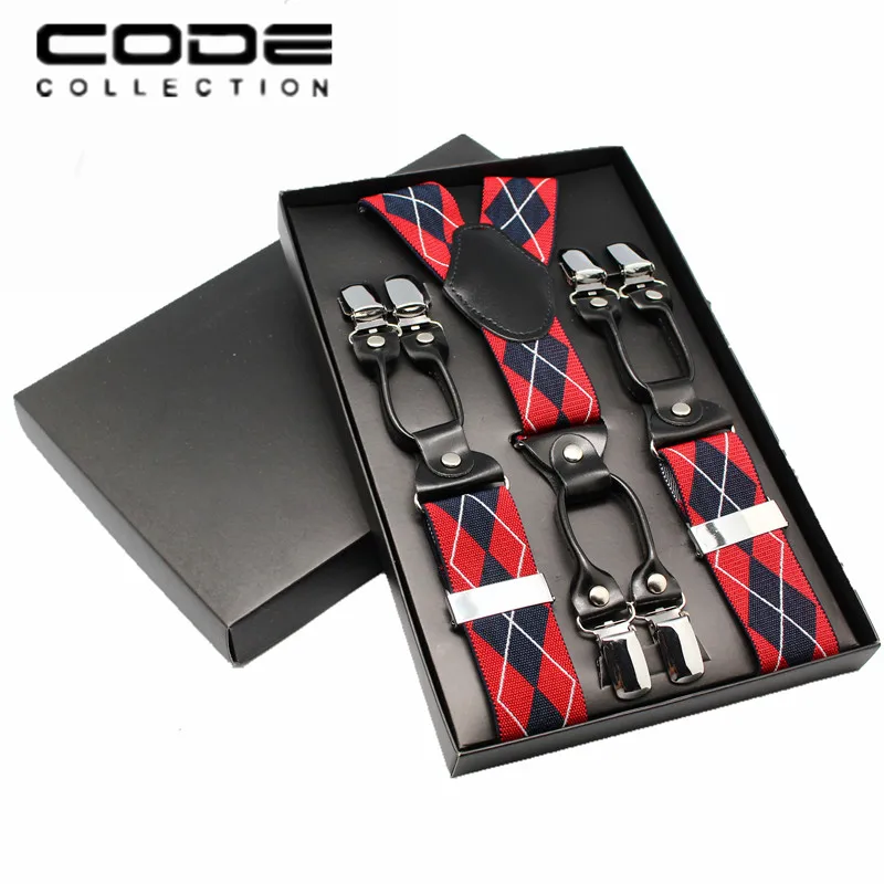

3.5 Wide Solid Color Vintage Men Suspender Belt Classic 6 Clip Shirt Stay Adjustable Elasticty Braces Gentlemen Shirt Holder