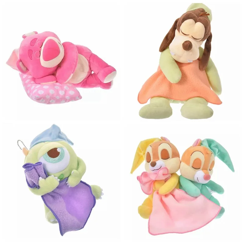 Плюшевая кукла Disney игрушка Лежащая Спящая чип Дэйл мистер Кью Майк Стич лотсо