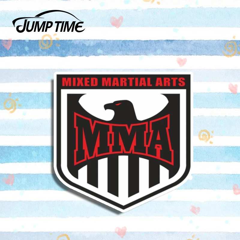 

Время скачка 13 см x 11 см для смешанных боевых искусств, автомобильная наклейка, Виниловая наклейка для ноутбука, багажа, забавная наклейка, Стайлинг автомобиля, водонепроницаемые аксессуары