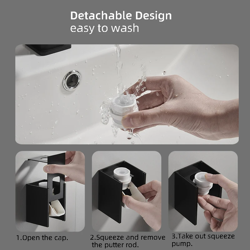 automatic toothpaste dispenser wall mounted dust proof holder aluminium alloy storage rack bathroom accessories set squeezer free global shipping