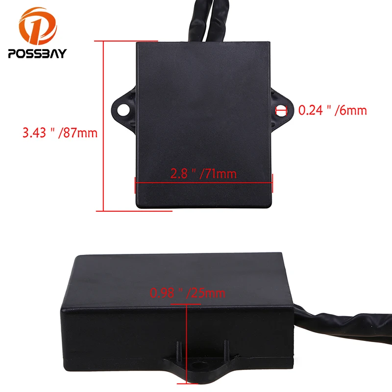 Блок управления зажиганием POSSBAY CDI запчасти для мотоциклов Yamaha Banshee 350 YFZ350 1997 2006 ATV