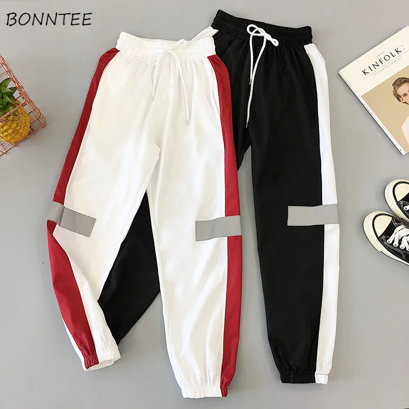 Женские брюки до щиколотки универсальные в Корейском стиле Харадзюку женские