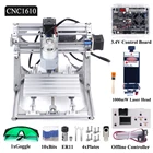 Фрезерный станок с ЧПУ 1610 CNC1610, лазерная гравировка 1000 мВт2500 мвт5500 МВт7 Вт10 Вт15 Вт