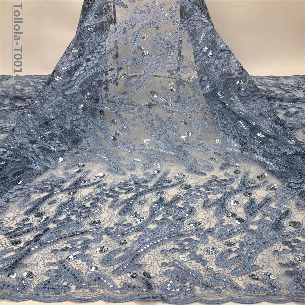 Последняя африканская кружевная ткань с аппликацией высококачественное