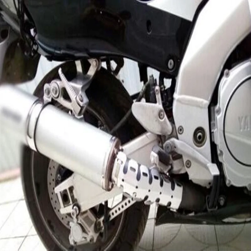 Exhaust Pipe Insulation Heat Shield Guard Cover Chopper For Cafe Racer Tracker VT YZ | Автомобили и мотоциклы