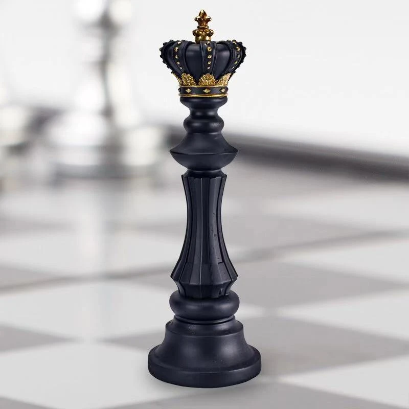 Роскошный Шахматный набор украшение для дома каучуковые шахматные фигурки