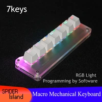 osu mini keyboard macro by software rgb mechanical keyboard gateron cherry switch 7keys gaming ps keyboard win 8 10 mac