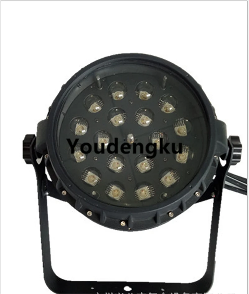 2 шт. 18x18 Вт zoom led водонепроницаемый par light18 * 18 rgbwa + uv 6in1 наружный light|Эффект